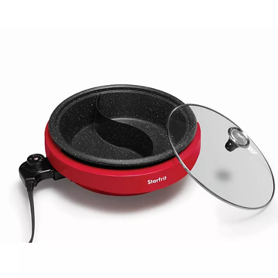 The Rock by Starfrit Dual-Sided Electric Hot Pot