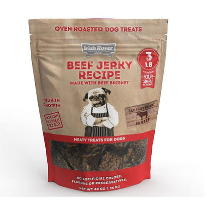 Irish Rover Beef Jerky Recipe Meaty Dog Treats (48 oz.)