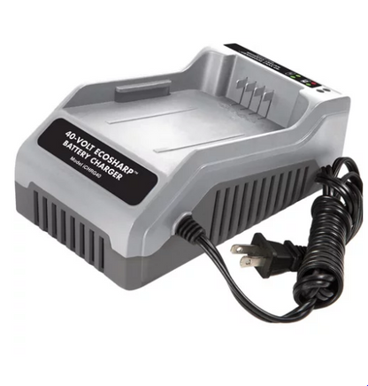 Snow Joe + Sun Joe Certified Authentic EcoSharp Lithium-ion Battery Charger, 40-Volt