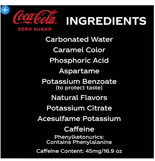 Coca-Cola Zero Sugar (16.9 fl. oz., 24 pk.)