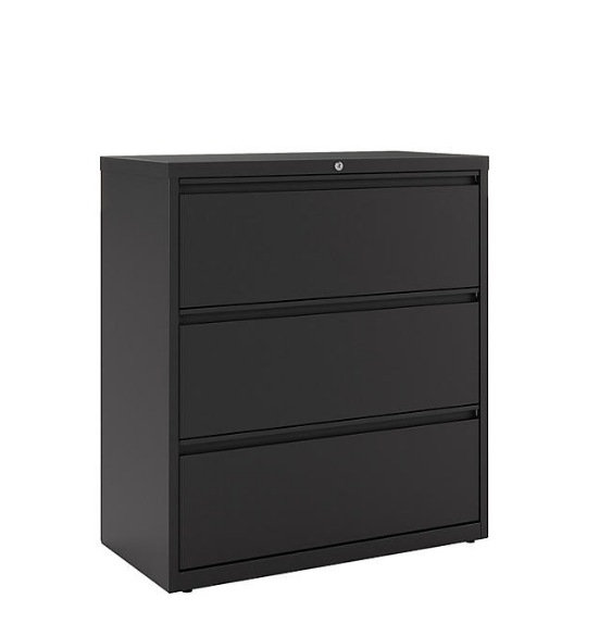 Hirsh 36" Wide 3-Drawer Lateral File Cabinet (Assorted Colors)