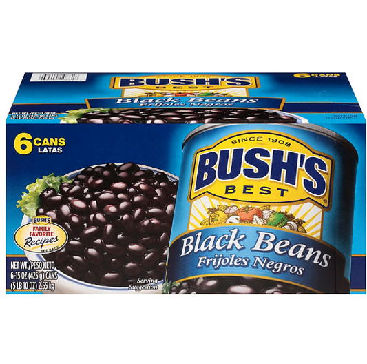 Bush's Black Beans (15 oz., 12 pk.)