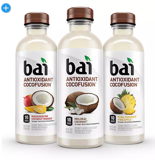 Bai Cocofusions Variety Pack, Antioxidant Infused Beverage (18 fl. oz., 15 pk.)