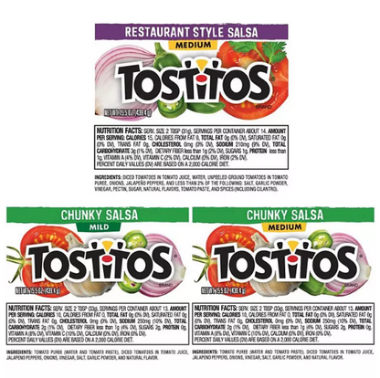 Tostitos Salsa Variety Pack Multipack (15.5 oz., 3 ct.)