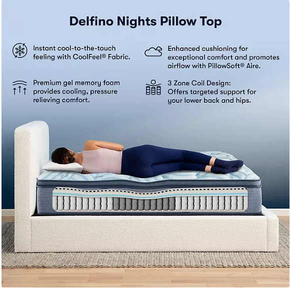 Serta Perfect Sleeper Delfino Nights Medium Pillow Top Mattress