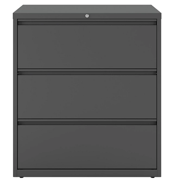 Hirsh 36" Wide 3-Drawer Lateral File Cabinet (Assorted Colors)