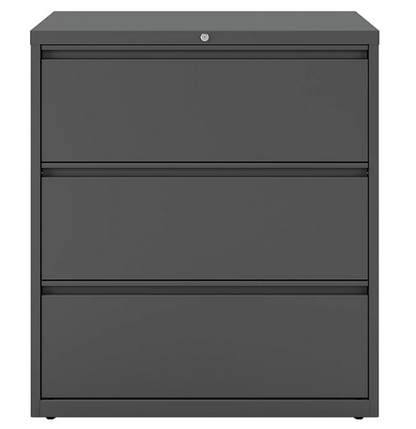 Hirsh 36" Wide 3-Drawer Lateral File Cabinet (Assorted Colors)