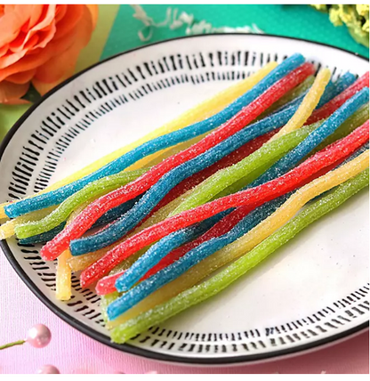 SOUR PUNCH Rainbow Straws Assorted Chewy Candy (2 oz., 24 pk.)