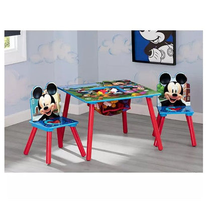 Disney Mickey Mouse Kids Table and Chair Set with Storage by Delta Children