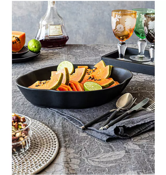 Over and Back Modern Serving Bowl (Assorted Colors)