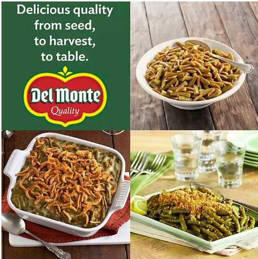 Del Monte Fancy Cut Green Beans (101 oz.)