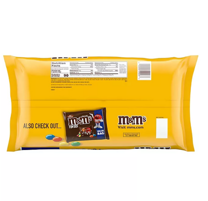 M&M'S Peanut Fun Size Bulk Halloween Candy Bag (60 ct., 36.74 oz.)