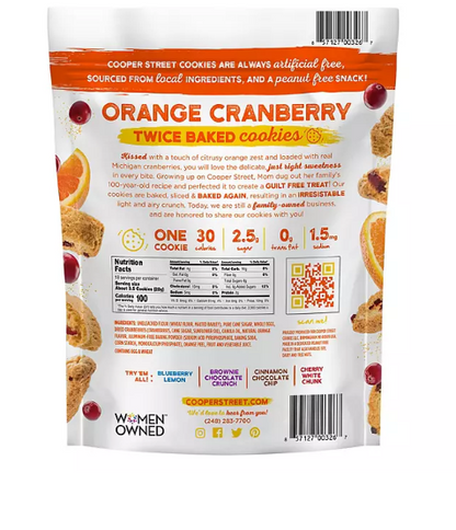 Cooper Street Orange Cranberry Cookies (18 oz.)