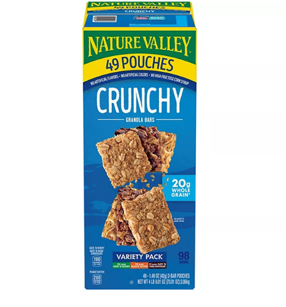 Nature Valley Crunchy Granola Bars, Variety Pack (49 ct.)