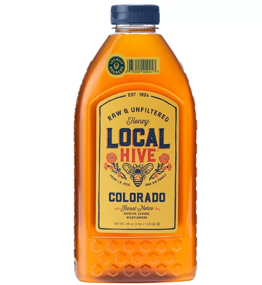 Local Hive Colorado Raw & Unfiltered Honey (48 oz.)