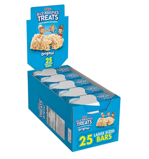 Kellogg's Rice Krispies Treats (1.3 oz., 25 ct.)