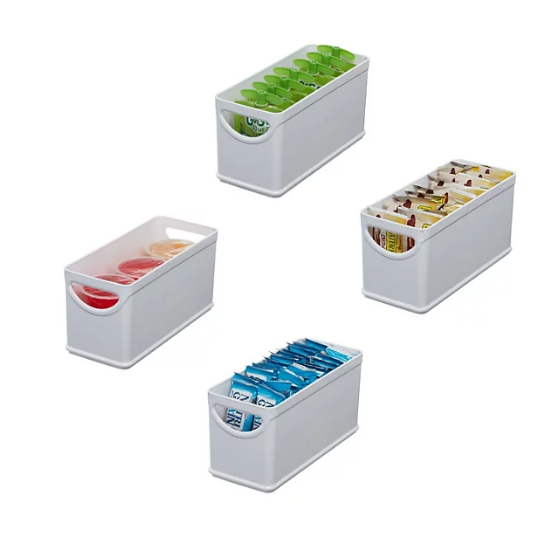 iDesign 4-Piece Recycled Kitchen Organization and Storage Set