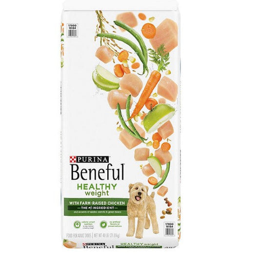 Purina Beneful Healthy Weight Dry Dog Food With Farm-Raised Chicken (48 lbs.)