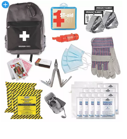 Augason Farms 72-Hour 2-Person Survival Pack with Food, Water, and Gear