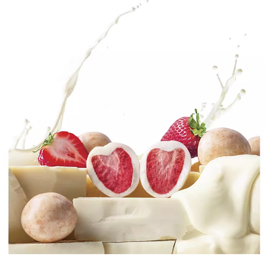 Tru Fru Hyper Dried Real Strawberries in White Crème Chocolate (16 oz.)