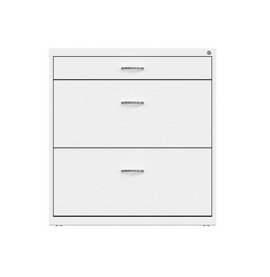 Hirsh 30" Wide 3-Drawer Lateral File Cabinet (Assorted Colors)