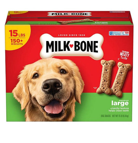 Milk-Bone Original Large Crunchy Dog Treat Biscuits (240 oz.)