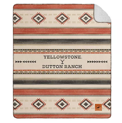 Yellowstone Silk Touch Sherpa Reverse Throw, 60 x 70 (Assorted Styles)