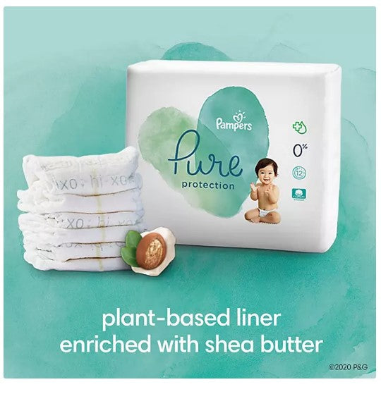 Pampers Pure Protection One-Month Supply Diapers (Sizes: 1-6)