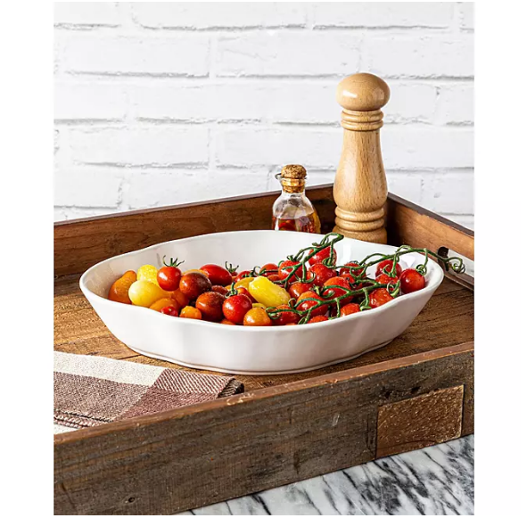 Over and Back Modern Serving Bowl (Assorted Colors)