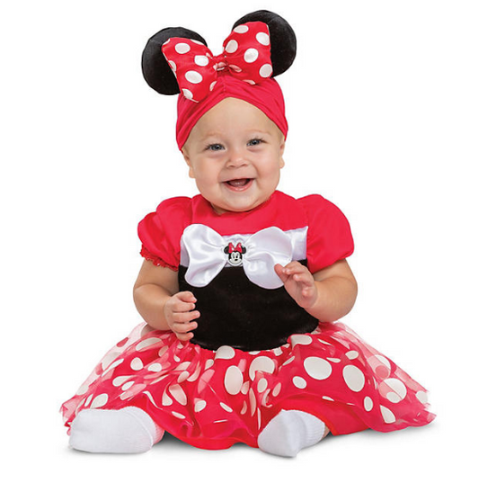 Disguise Minnie Mouse Red Posh Infant Halloween Costume (Assorted Sizes)