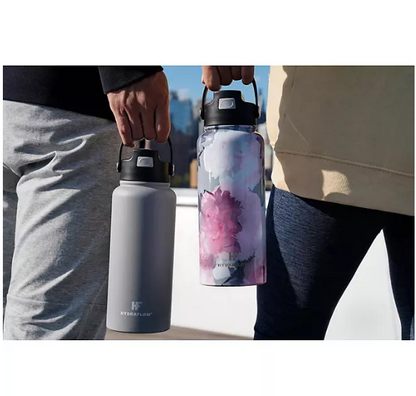 Hydraflow 34-oz. Double Wall Stainless Steel Bottle, 2 Pack (Assorted Colors)