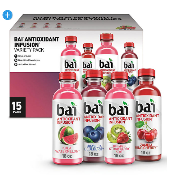 Bai Hillside Variety Pack (18 fl. oz., 15 pk.)