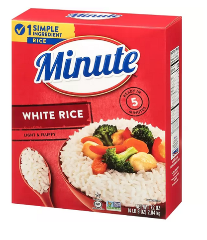 Minute Instant Light and Fluffy White Rice (72 oz.)