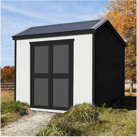 Gardena 8' x 6' Outdoor Wood Shed