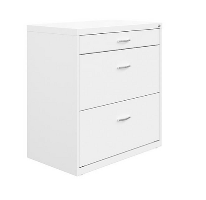 Hirsh 30" Wide 3-Drawer Lateral File Cabinet (Assorted Colors)