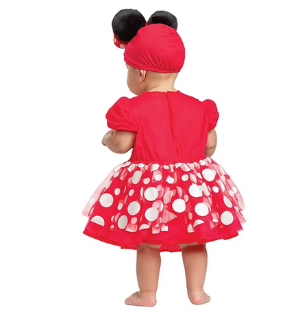 Disguise Minnie Mouse Red Posh Infant Halloween Costume (Assorted Sizes)