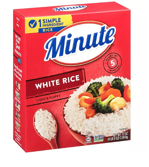 Minute Instant Light and Fluffy White Rice (72 oz.)