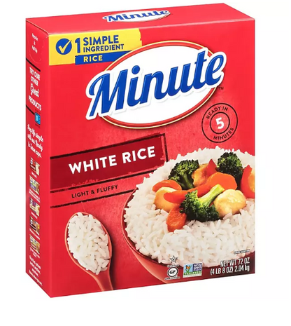 Minute Instant Light and Fluffy White Rice (72 oz.)