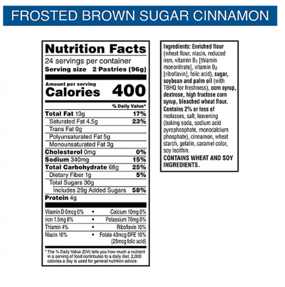 Pop-Tarts, Frosted Brown Sugar Cinnamon (48 ct.)