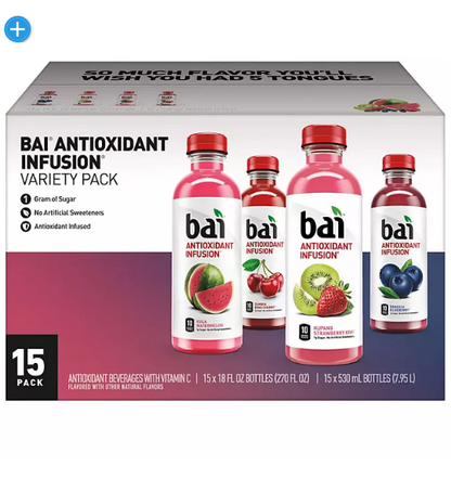 Bai Hillside Variety Pack (18 fl. oz., 15 pk.)