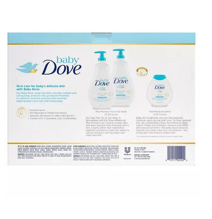 Baby Dove Wash and Lotion (2 - 20 fl. oz. & 1 - 6.5 fl. oz.)