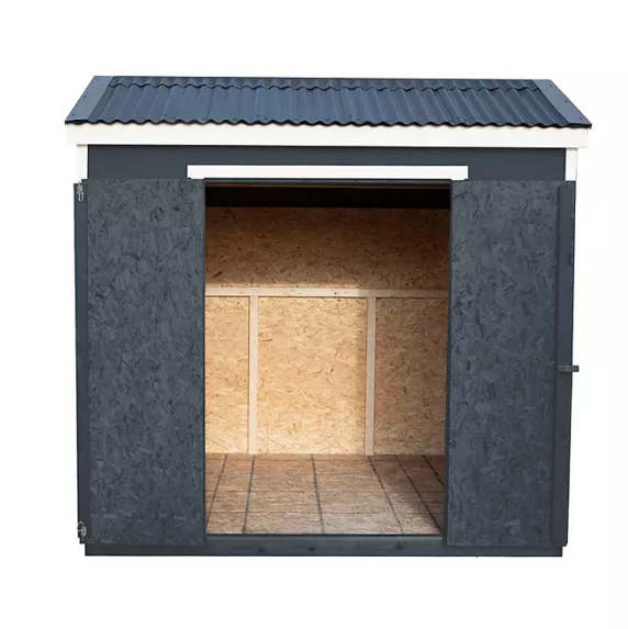 Gardena 8' x 6' Outdoor Wood Shed