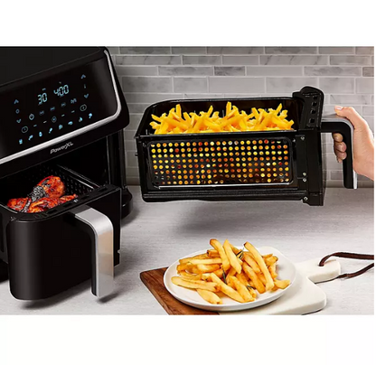 PowerXL 10-Quart Dual-Basket 7-in-1 Vortex Air Fryer