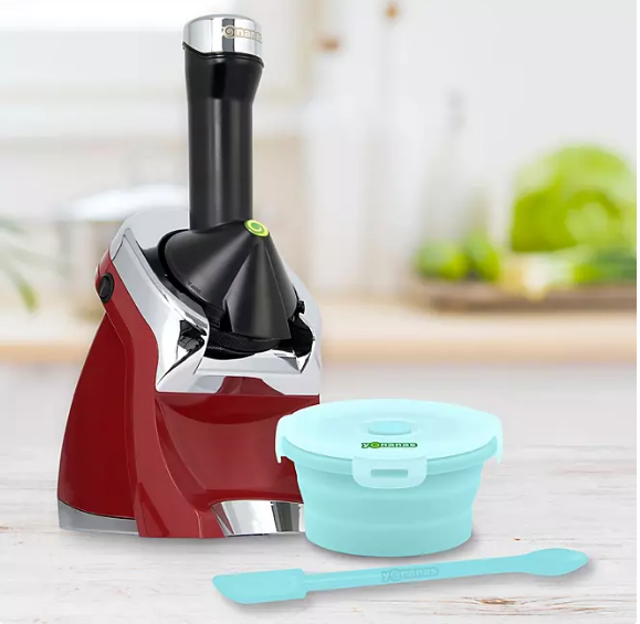 Yonanas Deluxe Non-Dairy Frozen Fruit Soft Serve Dessert Maker (Various Colors)