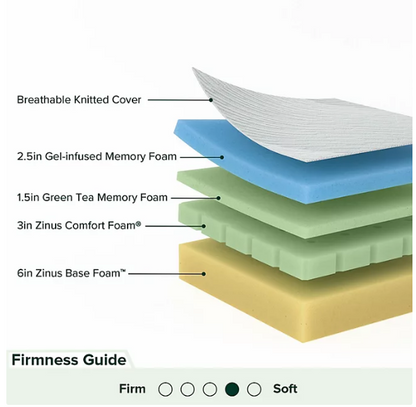 Zinus Night Therapy 13" Memory Foam Mattress