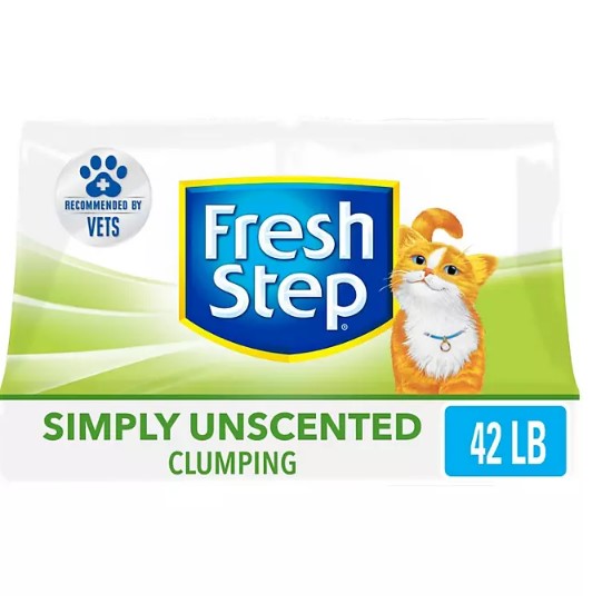 Fresh Step Simply Unscented Clumping Cat Litter (42 lbs.)