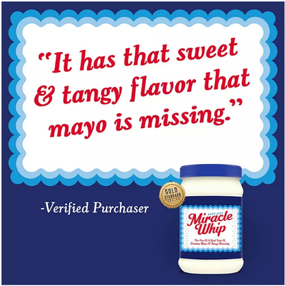 Miracle Whip Original Mayo-Like Dressing (30 oz., 2 pk.)