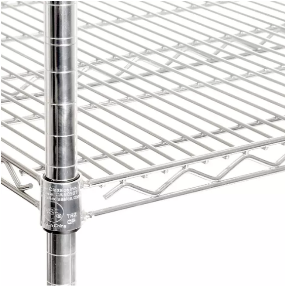 Seville Classics Heavy Duty 5-Level Steel Wire Shelving System