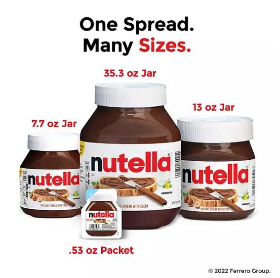 Nutella Hazelnut Spread Twin Pack (26.5 oz., 2 pk.)