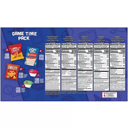 Kellogg's Game Time Snacks, Variety Pack (38 pk.)